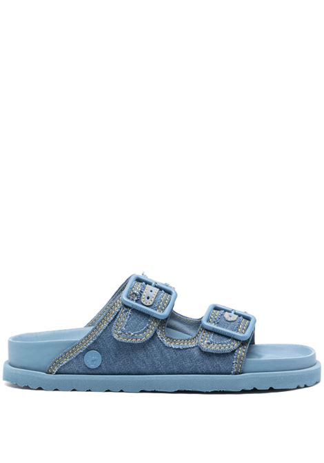 Ciabatte arizona in celeste Birkenstock 1774 - donna